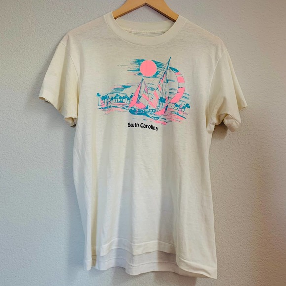 Vintage Other - Vtg South Carolina Single Stitch Souvenir Tee Sz M